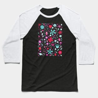 English Meadow Flowers Baseball T-Shirt